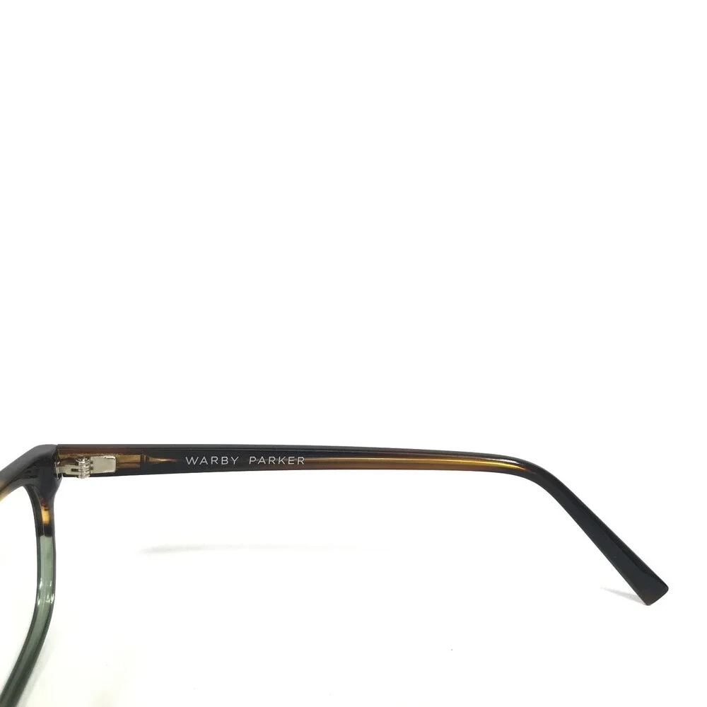 Warby Parker Eyeglasses Frames Lawrence M 723 Brown Green Rectangular 52-15-145
